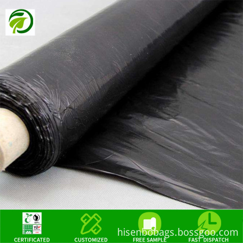 PE Polyethylene Agricultural Plastic Film Vegetable Shading Black Plastic Wholesale Cross-Border Film